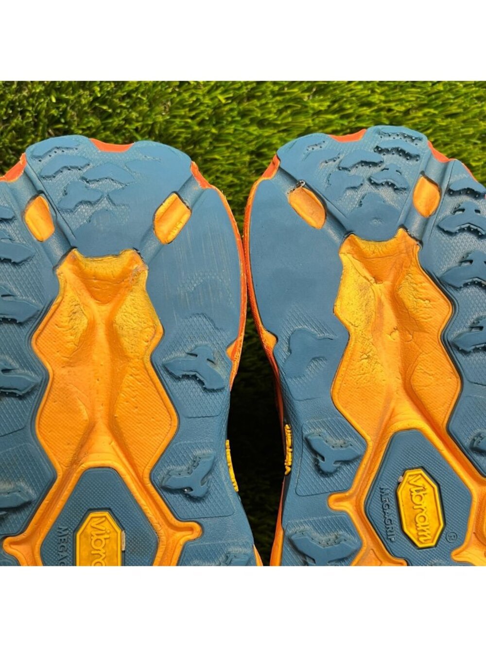 Hoka One One Speedgoat 5 Womens Size 8 Blue Orange Running Walking Shoes Sneaker - Picture 11 of 14